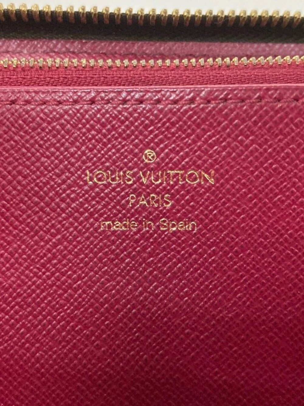 LOUIS VUITTON Zippy Wallet M41895 Fuchsia Monogram - GI3158 Long Wallet - Picture 5 of 7